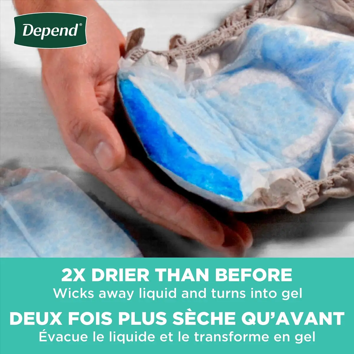 Depend FIT-FLEX Incontinence Underwear for Men, Maximum Absorbency, Large 40 Count | Discreet Fit, 35-43" Waist - view 4
