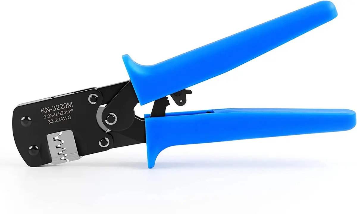 Knoweasy Micro Molex Crimper: Compatible with D-Sub, JST, JAE Connectors | Precise Ratcheting Tool for Micro Connectors - main product image
