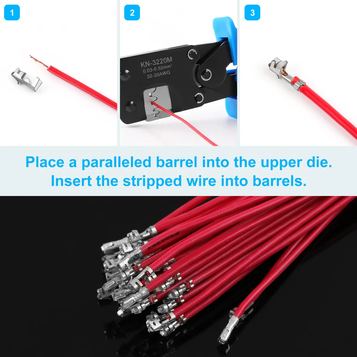 Knoweasy Micro Molex Crimper: Compatible with D-Sub, JST, JAE Connectors | Precise Ratcheting Tool for Micro Connectors - view 5