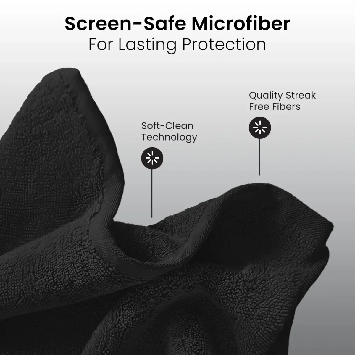 EVEO Screen Cleaner Spray with Microfiber Cloth - 200ml (6.76 Fl Oz) | Streak-Free Shine for All Screens - view 6