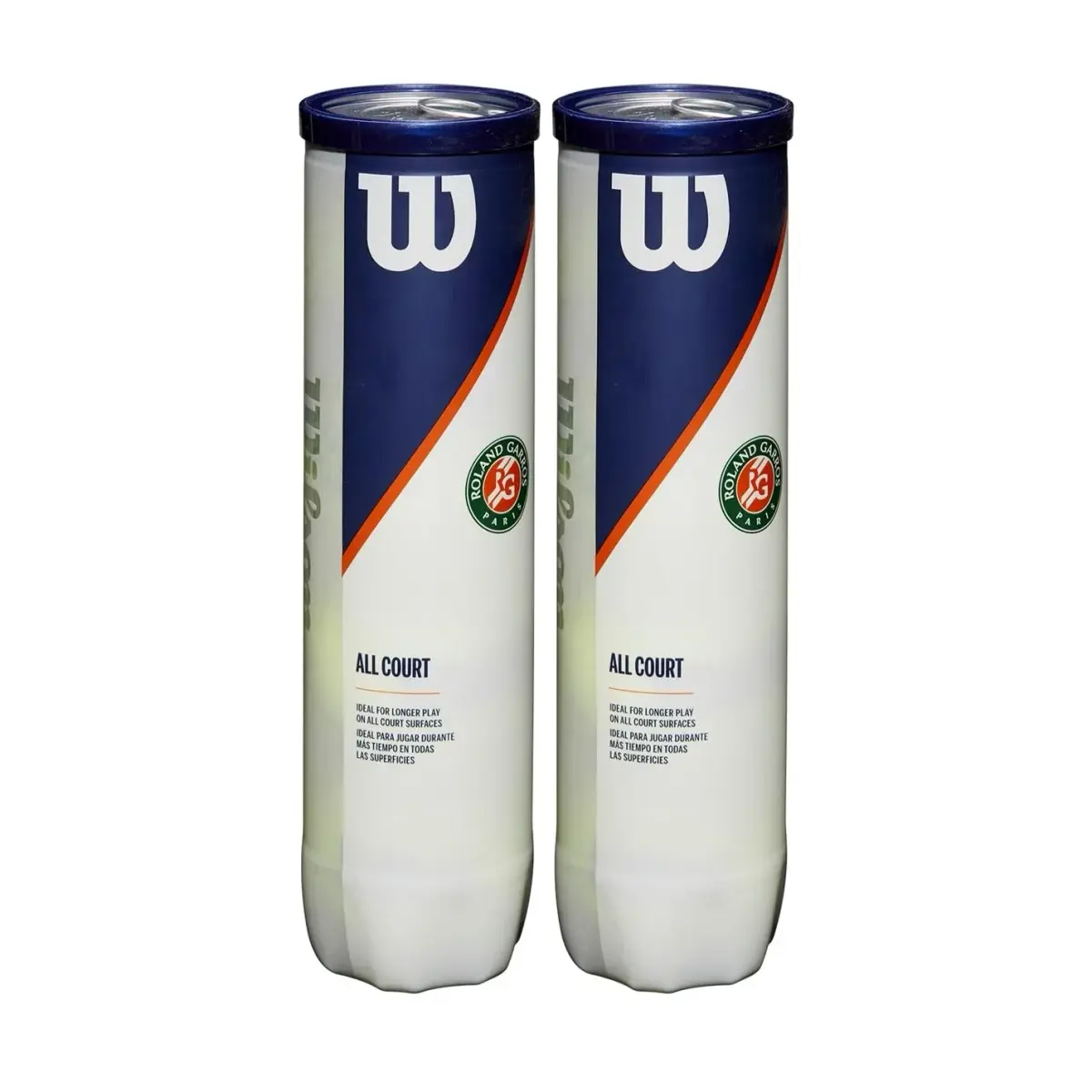 Wilson Roland Garros Official Tennis Balls 8 Balls (2 Cans) | Approved by French & International Tennis Federations - main product image