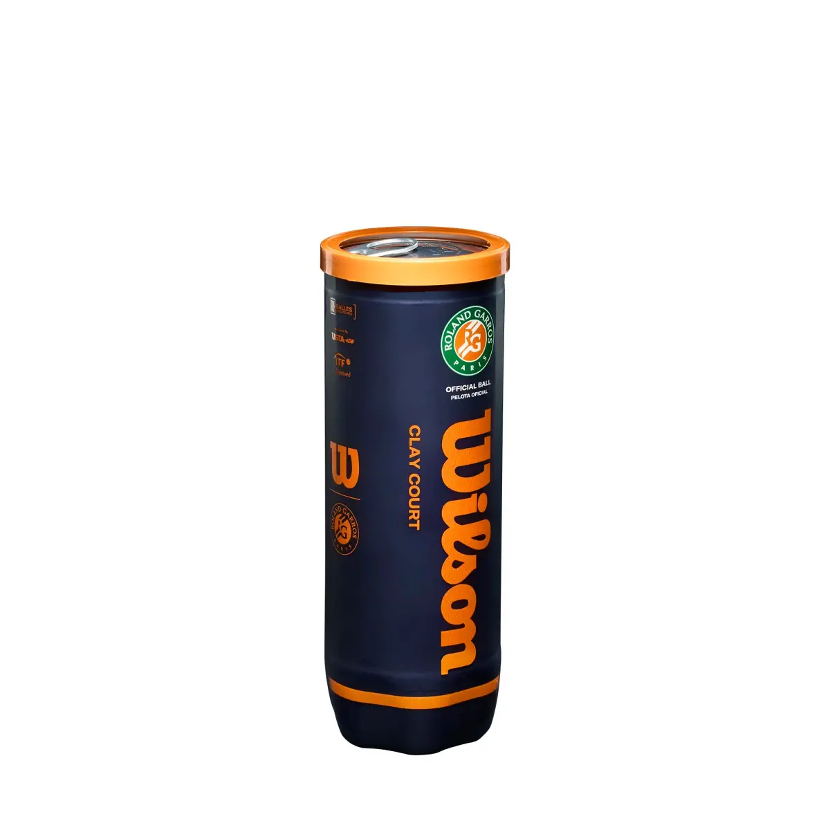 Wilson Unisex-Adult Roland Garros Official Tennis Ball, Yellow, 18 × 4 - view 2