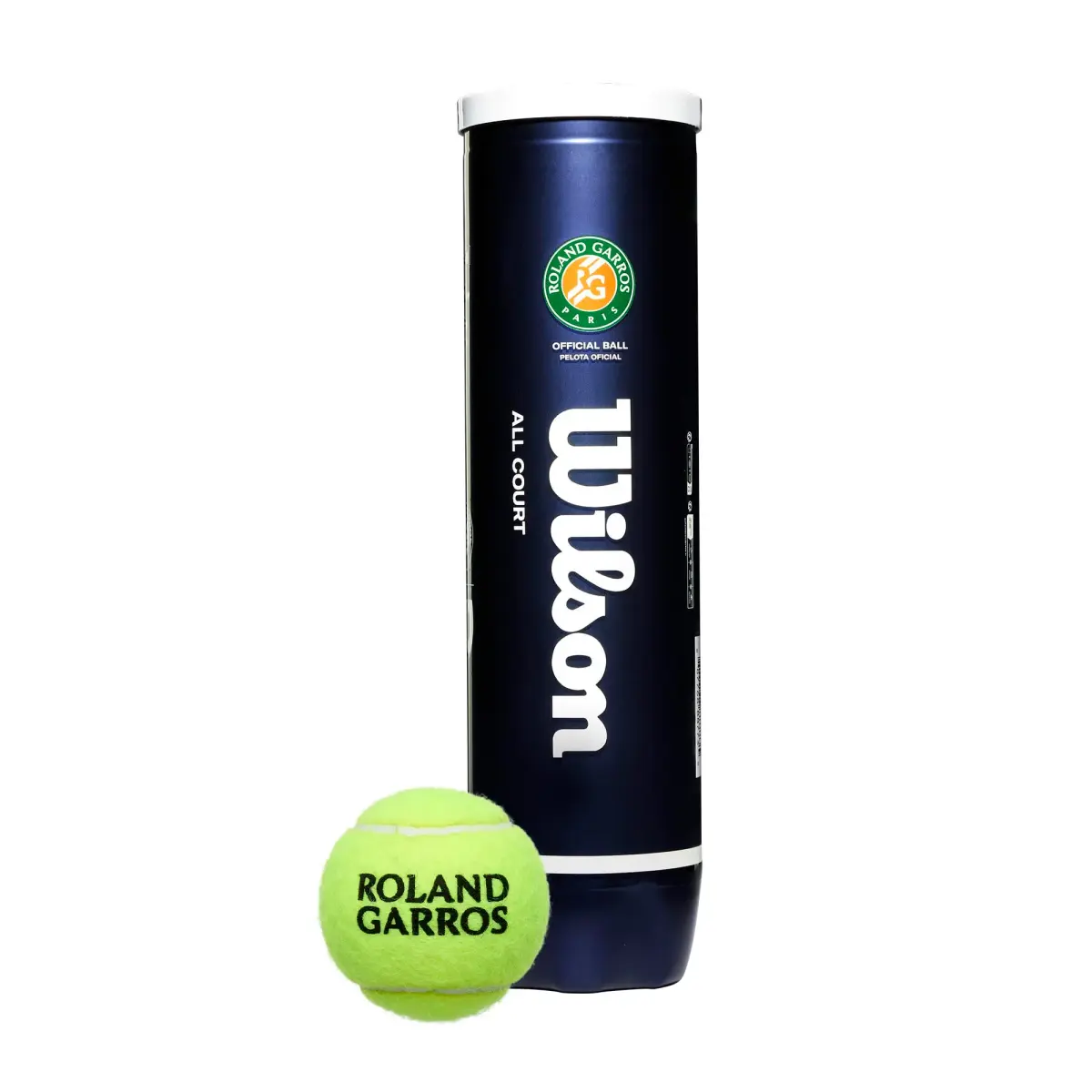 Wilson Roland Garros Official Tennis Balls (4-Pack, Yellow) | ITF Approved for All Court Play - view 5