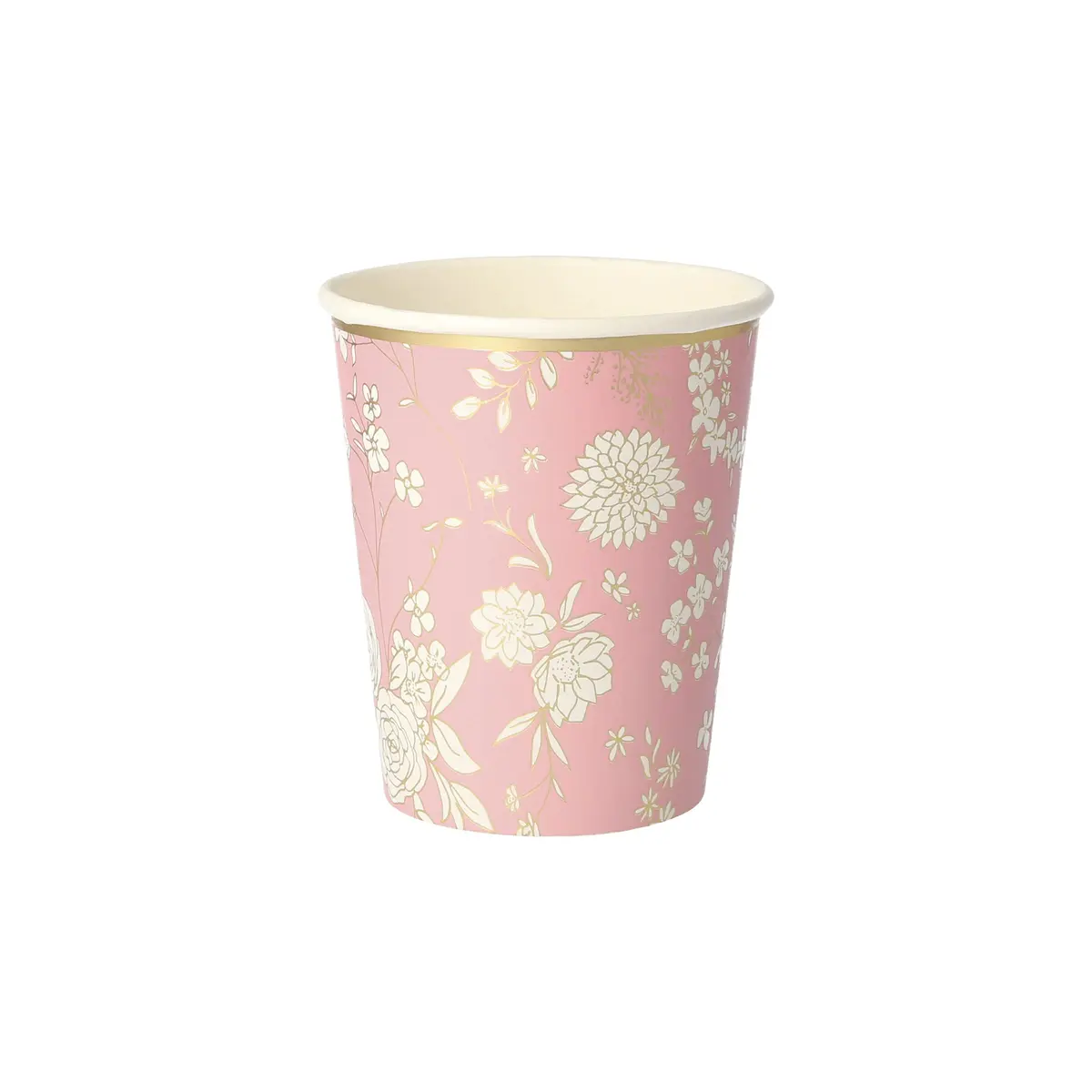 Meri Meri Flower Cups for Parties | Floral Floral Design, 9oz Capacity, Pack of 8 - view 7