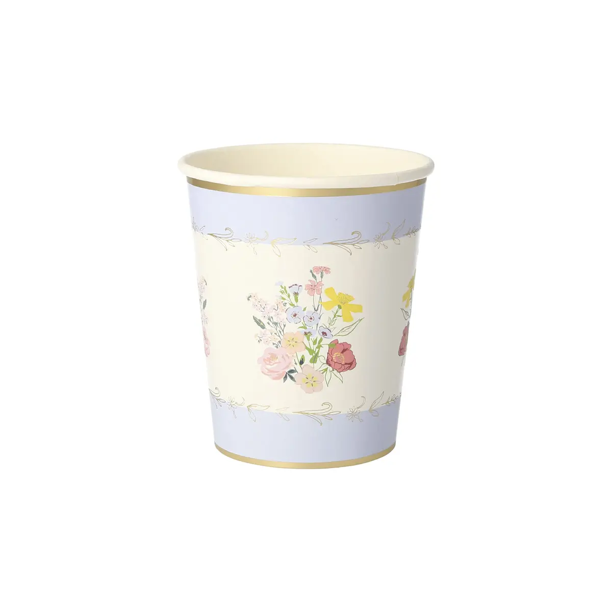 Meri Meri Flower Cups for Parties | Floral Floral Design, 9oz Capacity, Pack of 8 - view 8