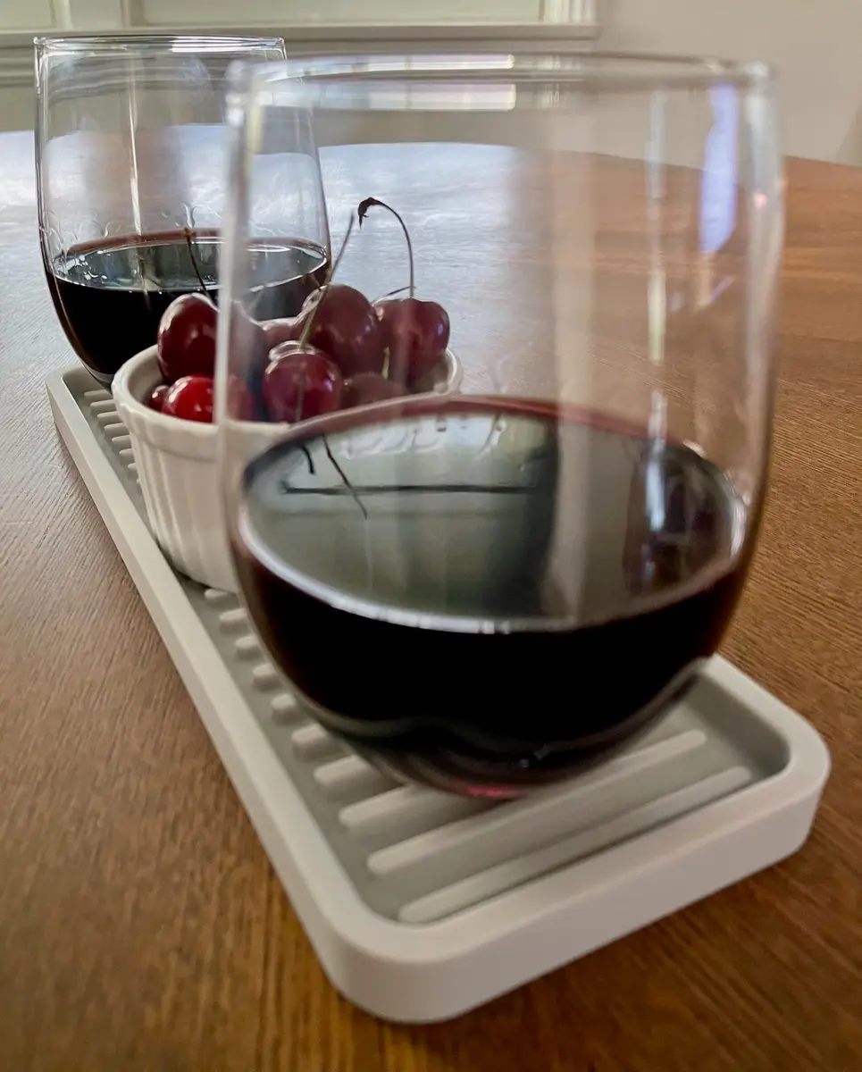 Happitasa Silicone Sink and Surface Organizer Tray, 12"x4" | Heat Safe, Dishwasher Safe, Bathroom & Kitchen - view 7