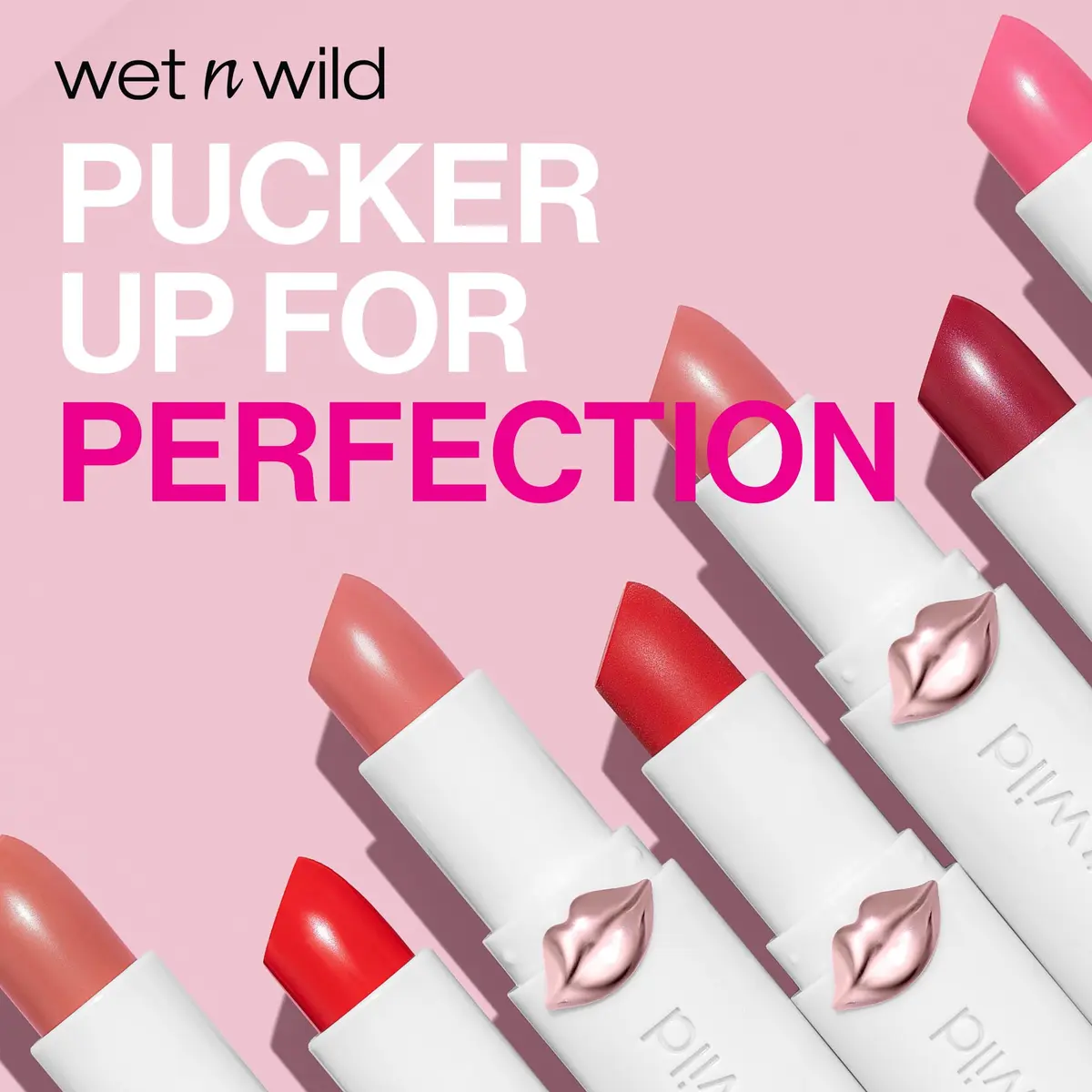 wet n wild Mega Last High-Shine Lipstick Lip Color, Rosé And Slay | Nourishing Creamy Color - view 6