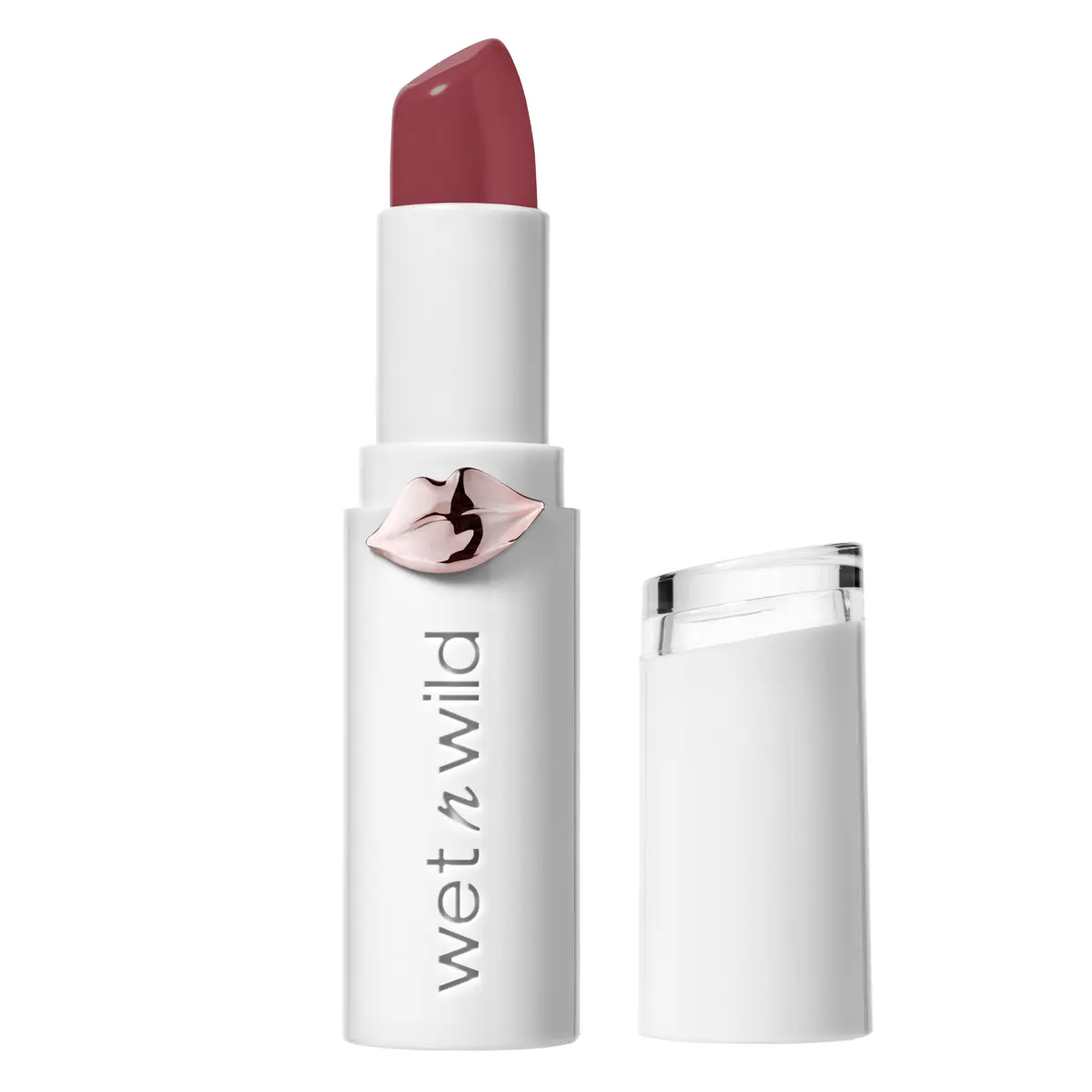 wet n wild Mega Last High-Shine Lipstick Lip Color, Rosé And Slay | Nourishing Creamy Color - main product image