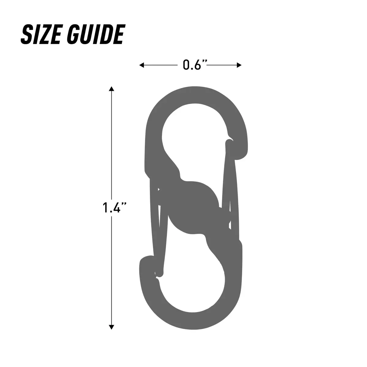 Nite Ize S-Biner MicroLock Locking Keychain Carabiner, Spectrum | Twist Lock Stainless Steel Key Clip - view 4