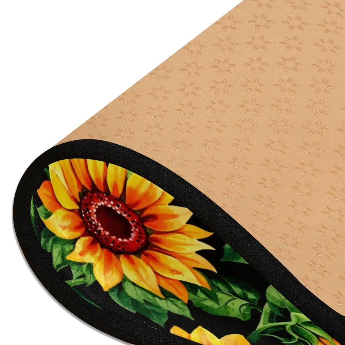Senya Sunflower Floral Kitchen Rugs 72" x 24" | Non-Slip Water Absorbent Floor Mat - view 2