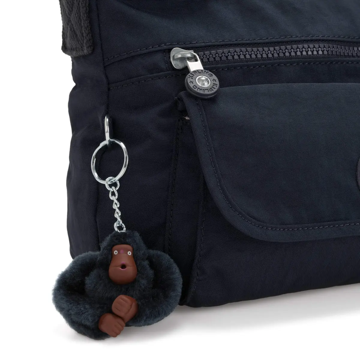 Kipling Syro Crossbody Bag - True Blue Tonal | Compact, Spacious Nylon Bag with Adjustable Strap - view 5
