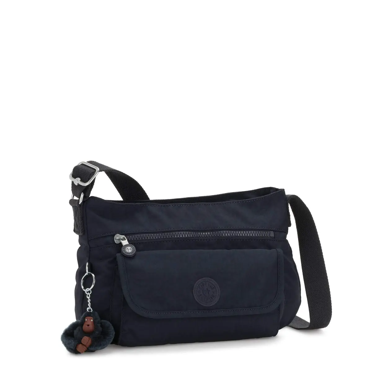 Kipling Syro Crossbody Bag - True Blue Tonal | Compact, Spacious Nylon Bag with Adjustable Strap - view 2
