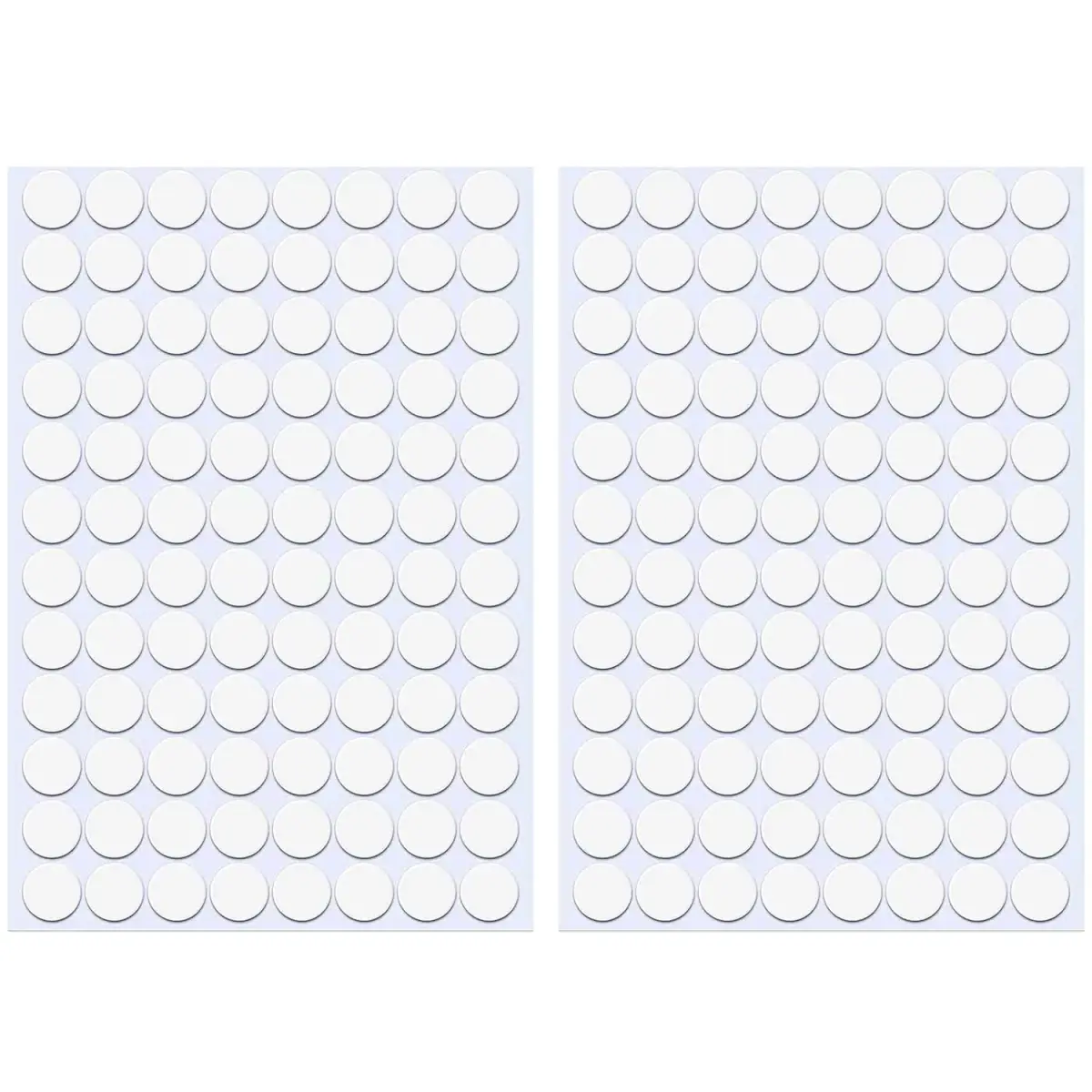 ZXUEZHENG White Screw Hole Stickers | 192-Count (96 per Sheet) for Furniture - main product image