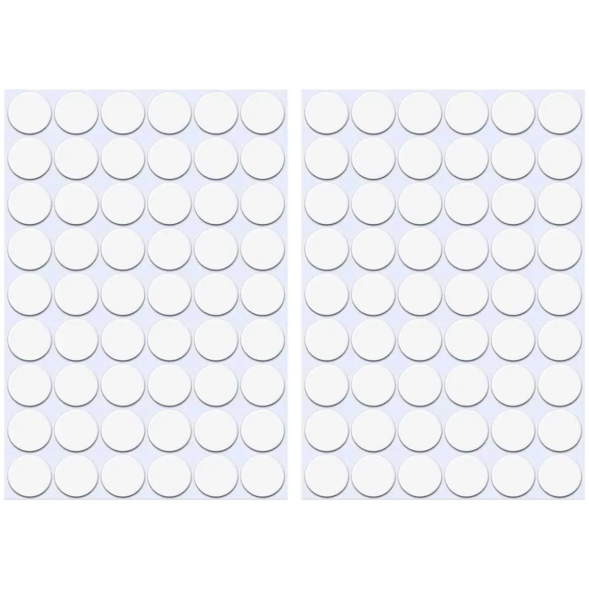 ZXUEZHENG Self-Adhesive Screw Hole Stickers White 21mm (0.83") | Covers Furniture Screw Holes - main product image