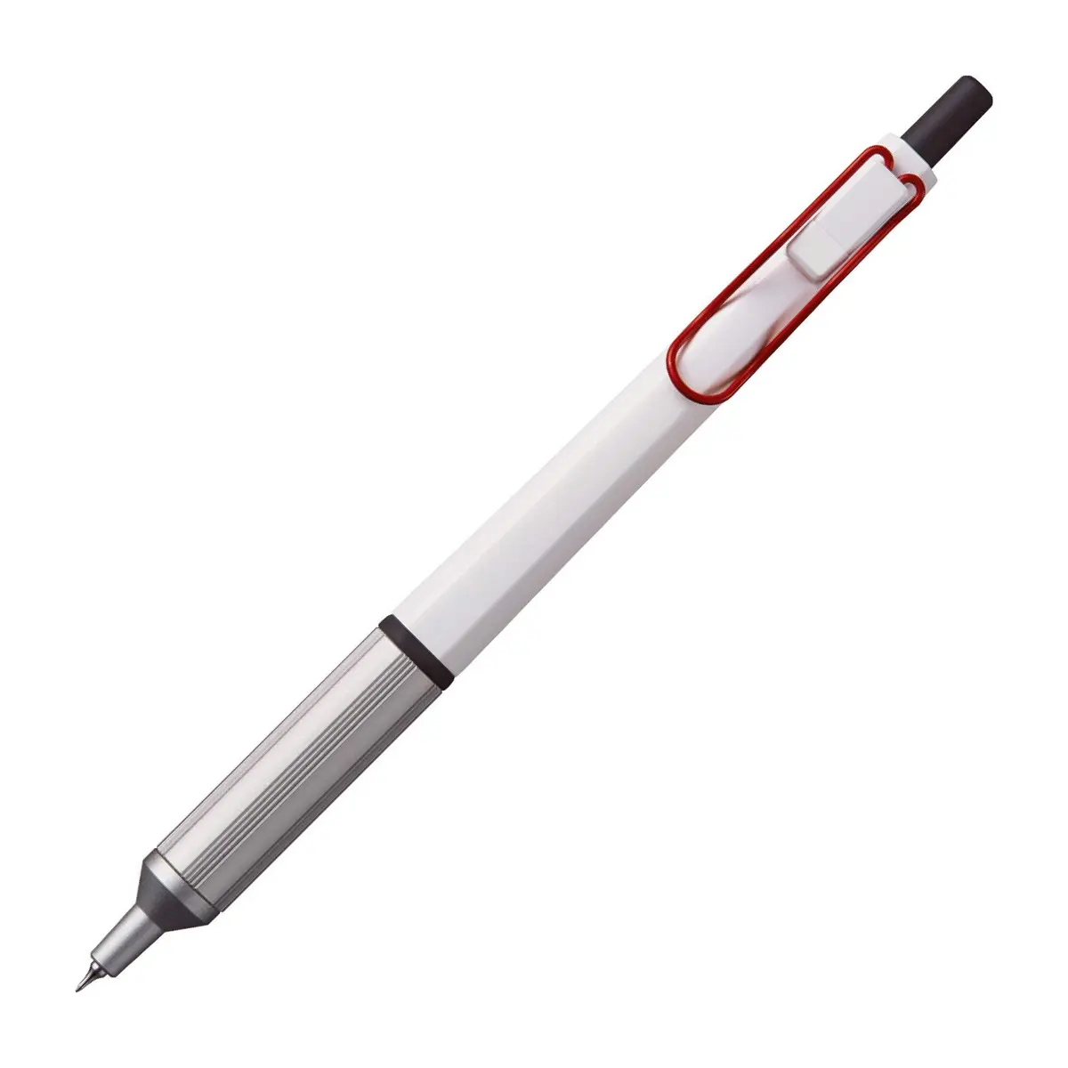 Uni Jetstream EDGE Ballpoint Pen 0.28mm Fine Point, White Red Body | Smooth Writing & Quick Drying - main product image