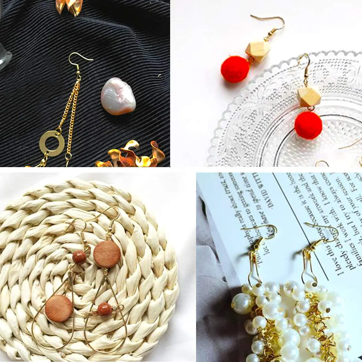 TTSAM Gold Plated Earring Hooks with Ball and Coil, Hypoallergenic Ear Wires for Jewelry Making | 120 Pcs (19x18mm) - view 4