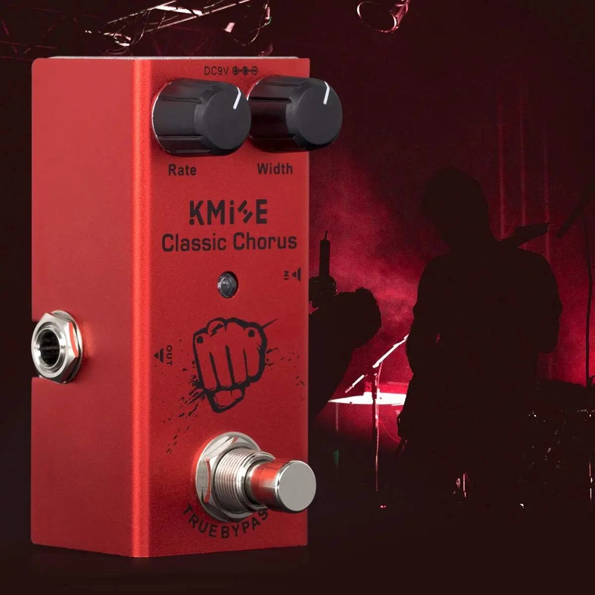 lotmusic Classic Chorus Electric Guitar Effects Pedal 92mm (3.62in) | True Bypass Analog Chorus - view 8