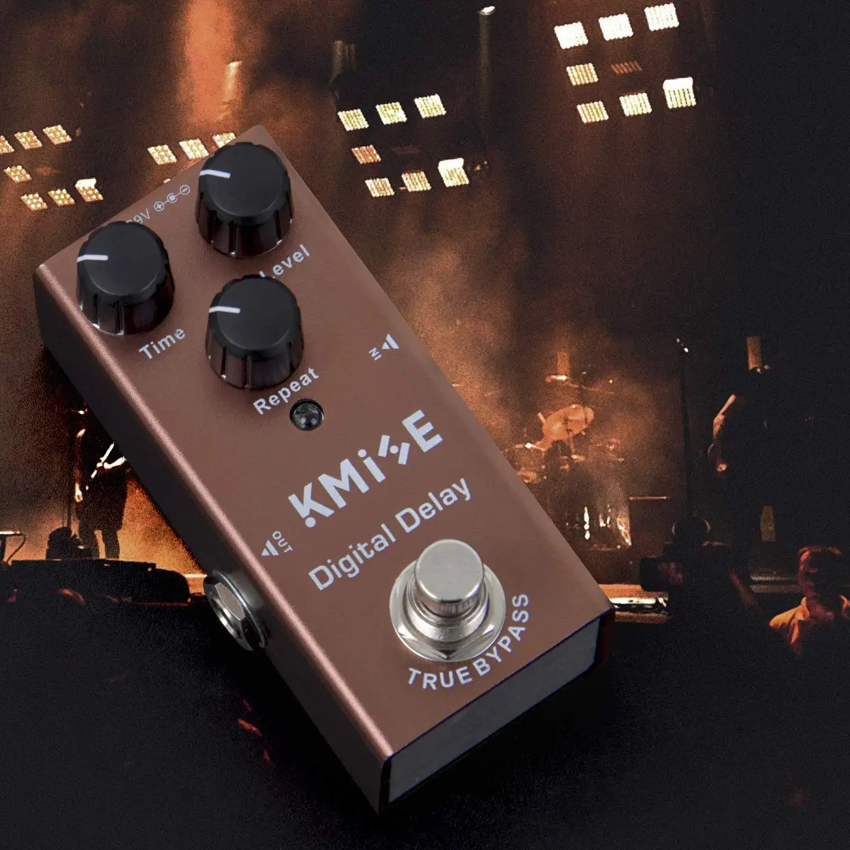 lotmusic Digital Delay Electric Guitar Effects Pedal 52mm (2.05in) x 92mm (3.62in) x 42mm (1.65in) | True Bypass Noise Reduction - view 8