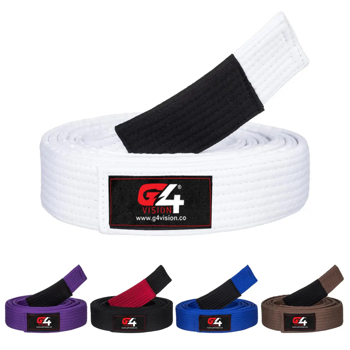 G4 VISION Jiu Jitsu Belt BJJ Belts Brazilian Adult A3 | Durable, Expert-Made, 4cm Wide - main product image