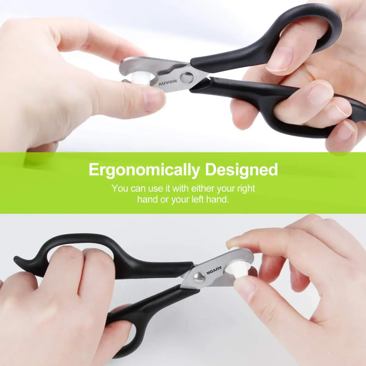 AUVON Scissors-Shaped Pill Cutter Black | FDA Approved, Doctor Recommended for Easy Tablet Splitting - view 6