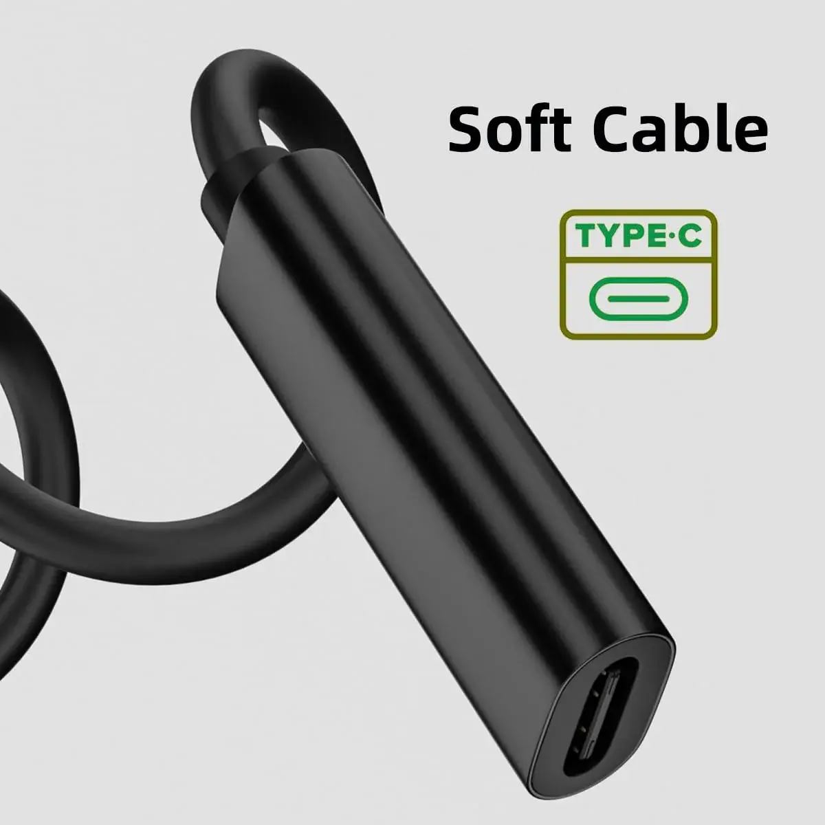 cablecc USB-C Female to DC 4.8x1.7mm PD Charge Cable 0.2m | 65W Power Delivery for HP Laptops - view 7