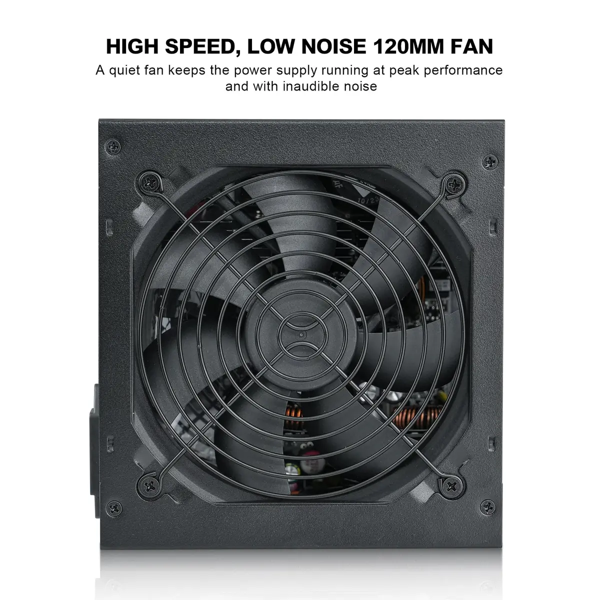 Segotep 650W Power Supply 80 Plus Gold Certified | Non-Modular Gaming PSU with 4 PCIe Connectors (120mm Fan) - view 8