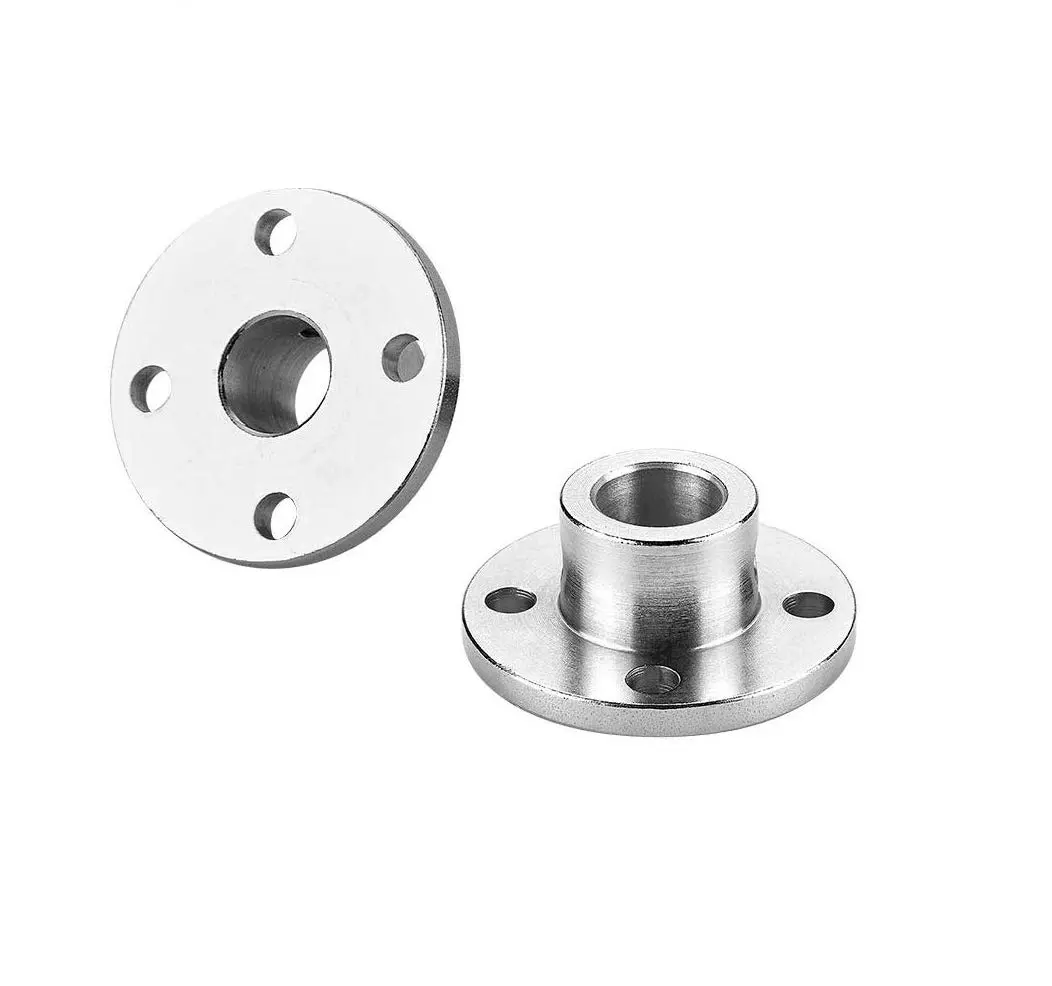 daier 10mm Flange Coupling Connector Set with Hex Wrench & Screws | 4Pcs Steel Rigid Coupler Accessory - view 3