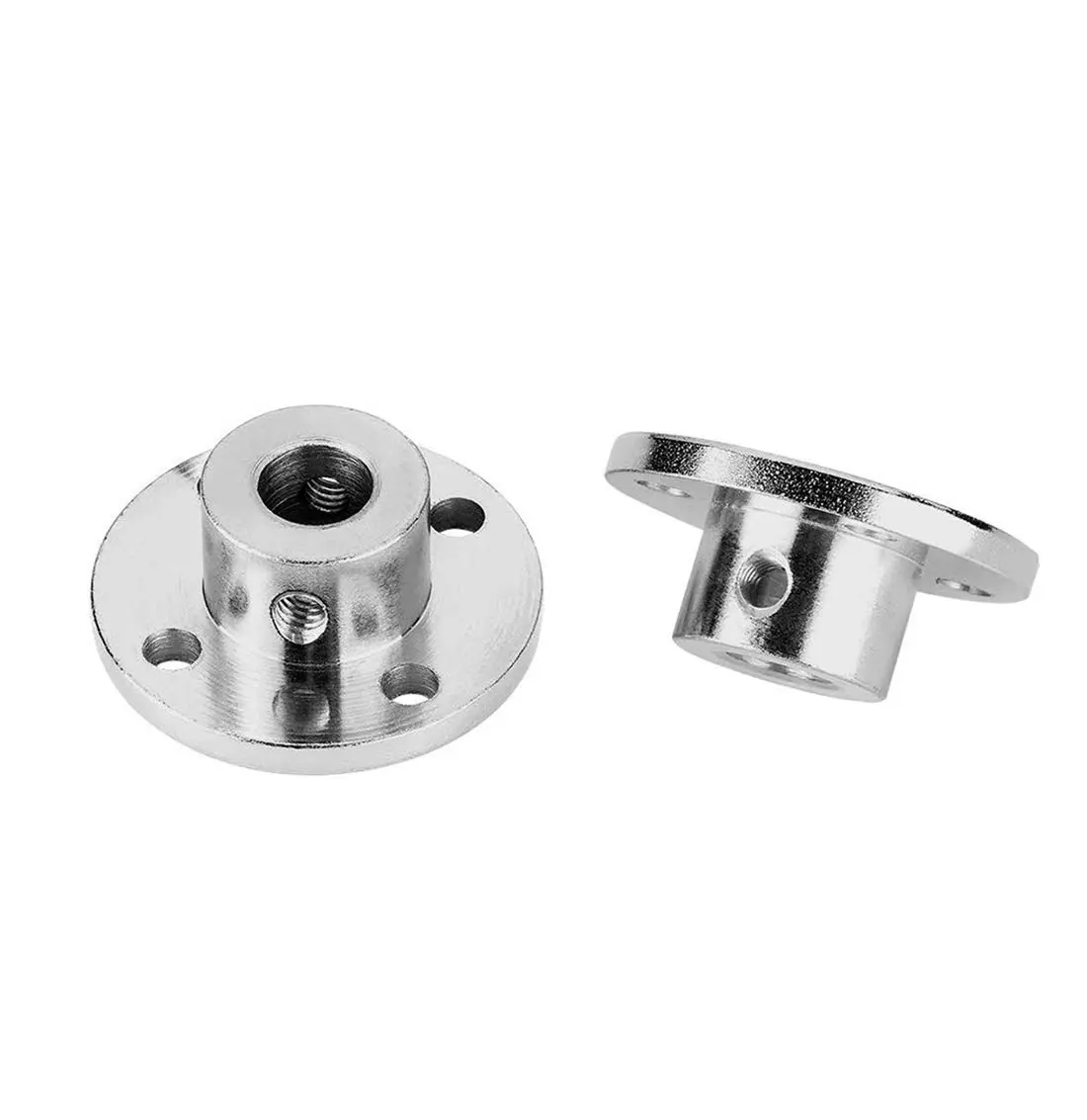 daier 8mm Flange Coupling Connector | Rigid Guide Model for RC Model Motors, 4 pcs, Steel & Alloy, 13mm height - view 3