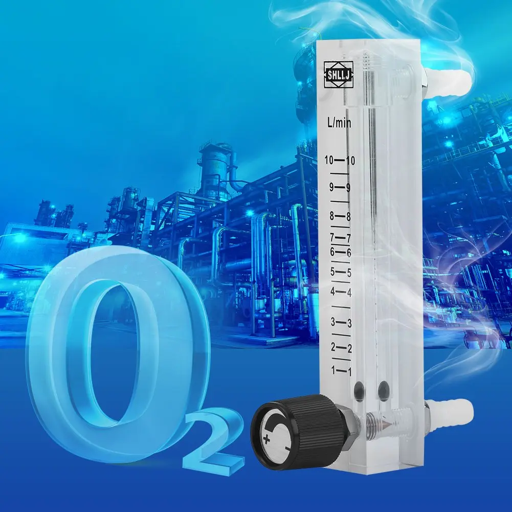 Yanmis Gas Flowmeter 1-10 LPM Acrylic Industry-Grade Gas Measurement Tool - view 8