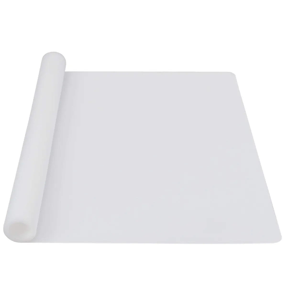 Webake Clear Desk Mat, Silicone Counter Top Protector 23.6" x 15.7" Heat Resistant Nonstick Silicone Mat for Resin Nail Desk - main product image