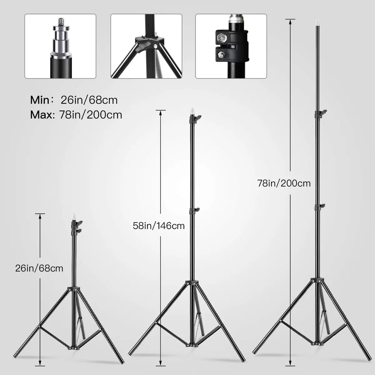 MOUNTDOG Softbox Lighting Kit 19.7"x27.5" | Studio Light with Remote & 3 Color Temp - view 5
