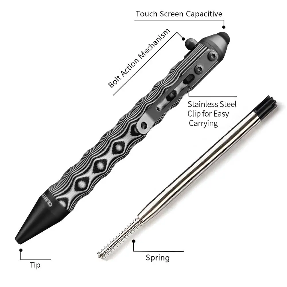 Cool Hand 4.5'' G10 Bolt Action Pen | Refillable Ballpoint Ink, Ergonomic Design - view 7