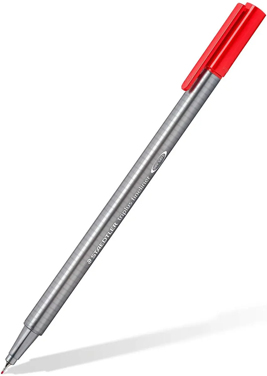 STAEDTLER Triplus Fineliner 0.3mm Pens 12 Color Set | Ergonomic Triangular Design for Precise Writing - view 3