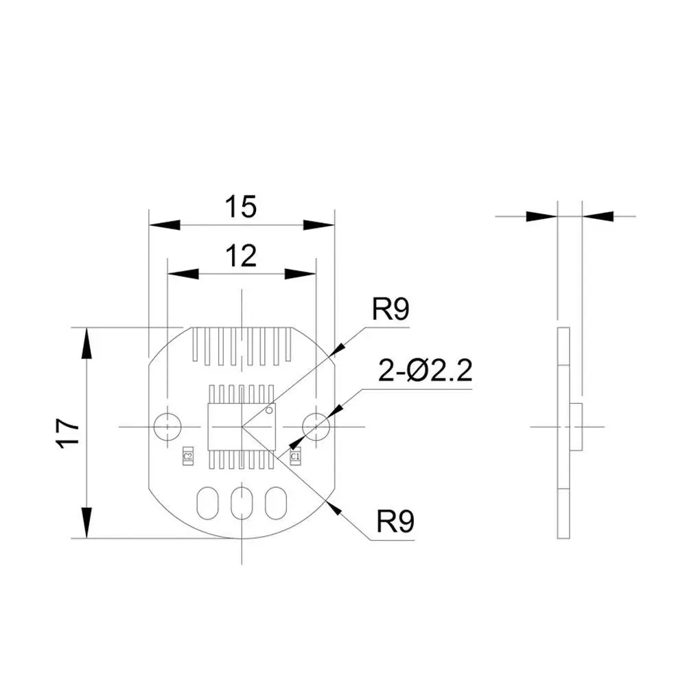 Thincol AS5048A Magnetic Encoder Module with PWM/SPI Interface, 14-Bit Resolution, 3.3V/5V - view 5