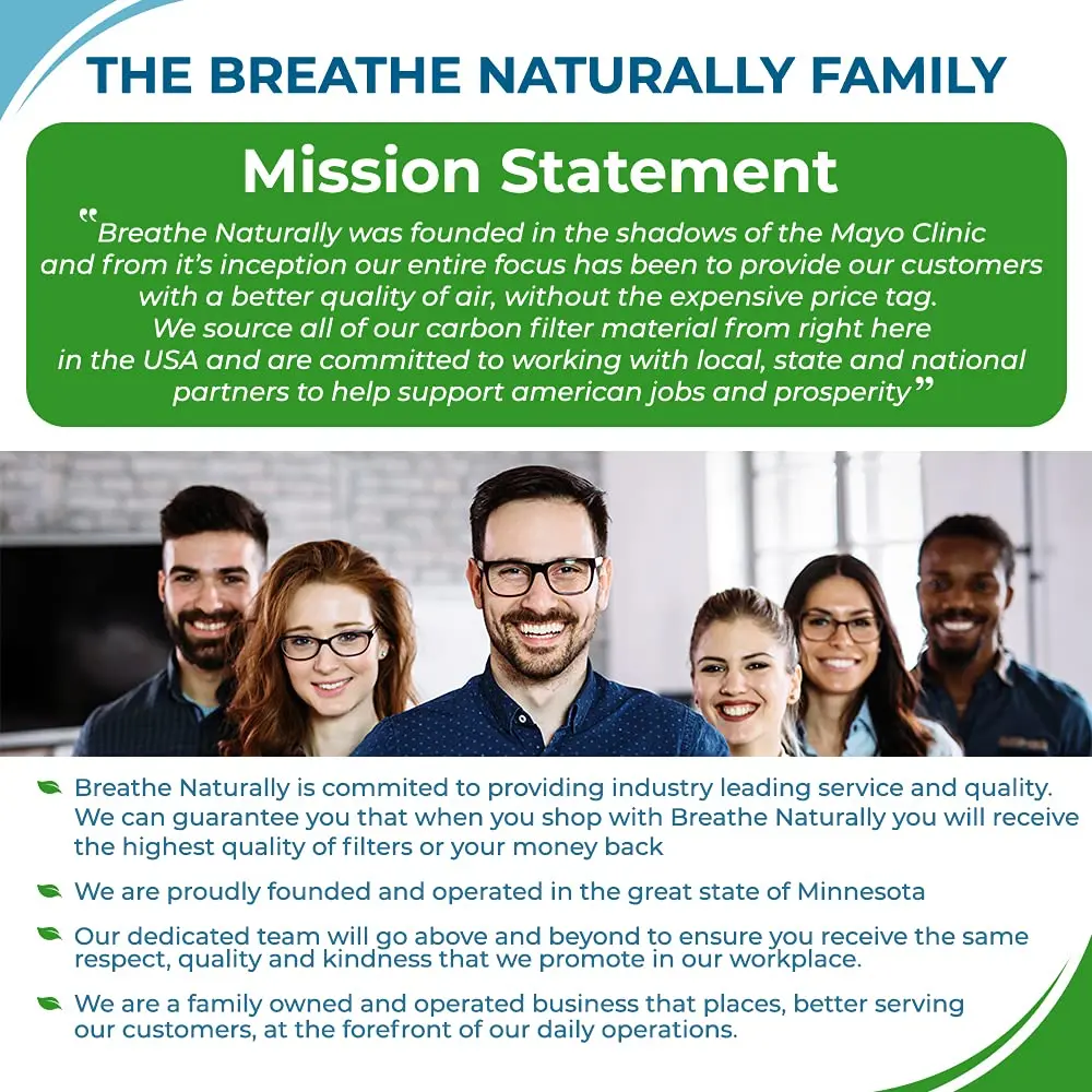 Breathe Naturally 10x48 Activated Carbon Filter (4 Pack) | Cut-to-Fit Odor & Dust Trap - view 4