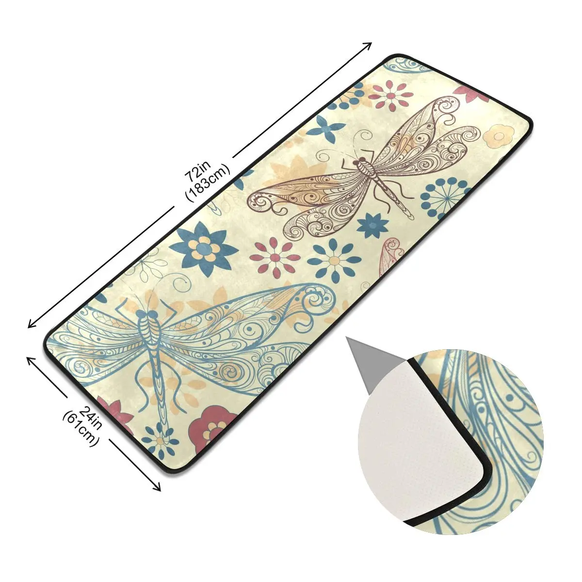 Senya Kitchen Rug 72x24in | Non-Slip Water Absorbent Area Rug for Home & Kitchen - view 5