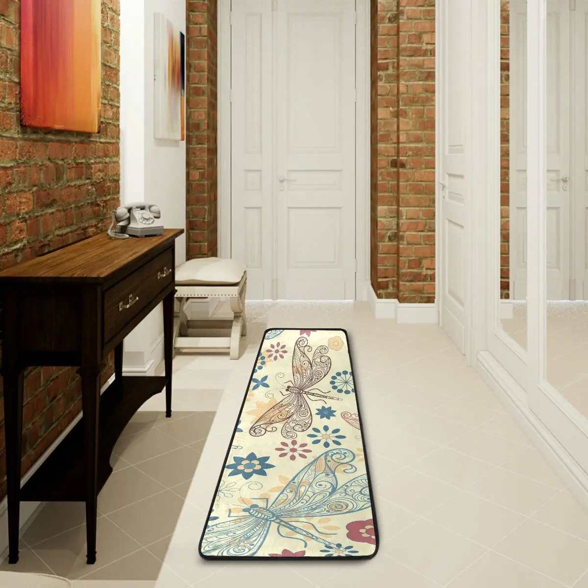Senya Kitchen Rug 72x24in | Non-Slip Water Absorbent Area Rug for Home & Kitchen - view 2