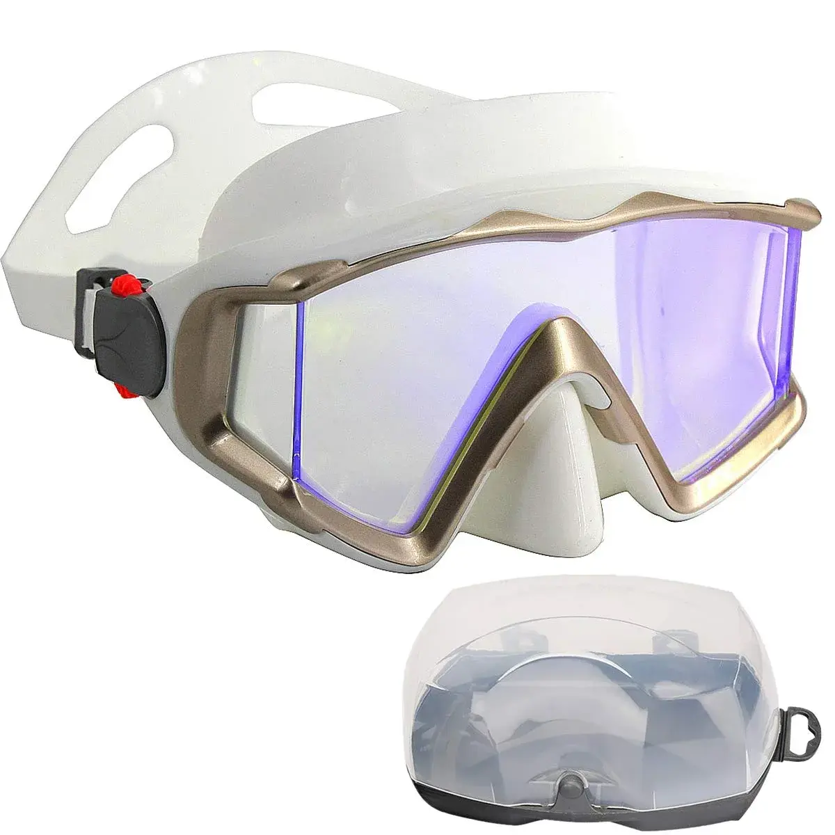 AQUA A DIVE SPORTS Adult Diving Mask with 180° Field of View & Anti-Fog Lenses | 318 g (0.7 lb) - main product image