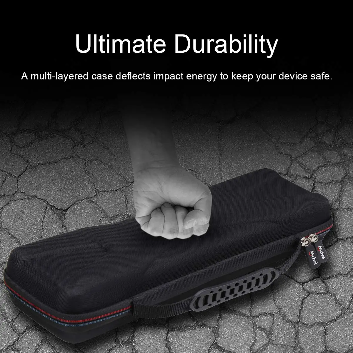 Mchoi Hard Portable Case for Hercules DJControl Starlight | Shockproof & Waterproof 11.8 x 7.5 x 1.6 inches - view 5
