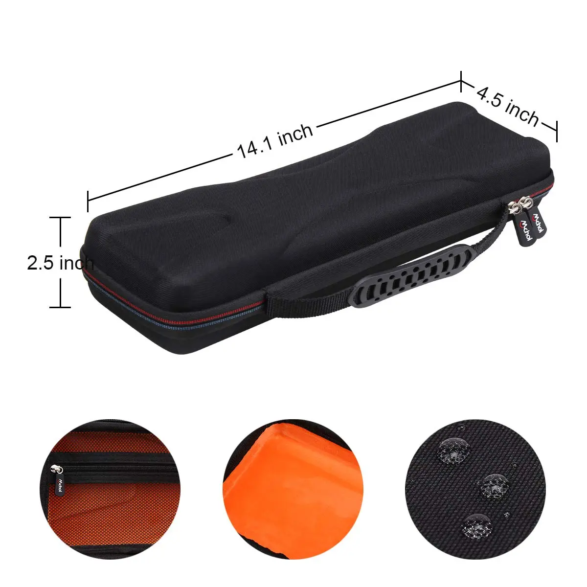 Mchoi Hard Portable Case for Hercules DJControl Starlight | Shockproof & Waterproof 11.8 x 7.5 x 1.6 inches - view 7