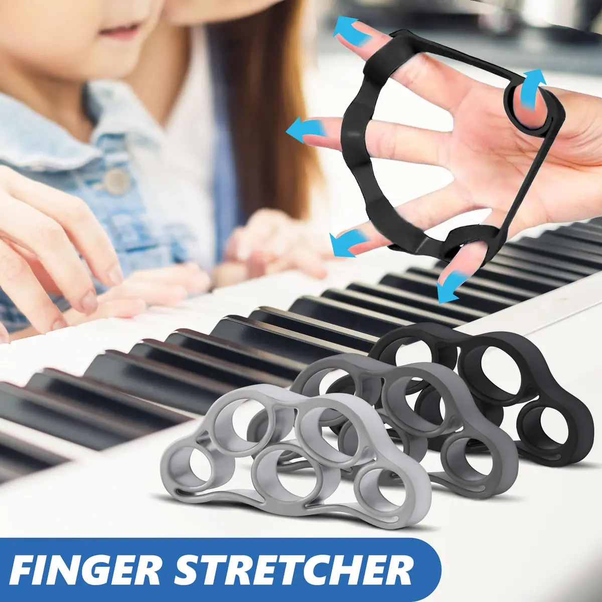 roygra Grip Strength Trainer (8 Pack) | Hand & Finger Exercise Devices for All Ages - view 5