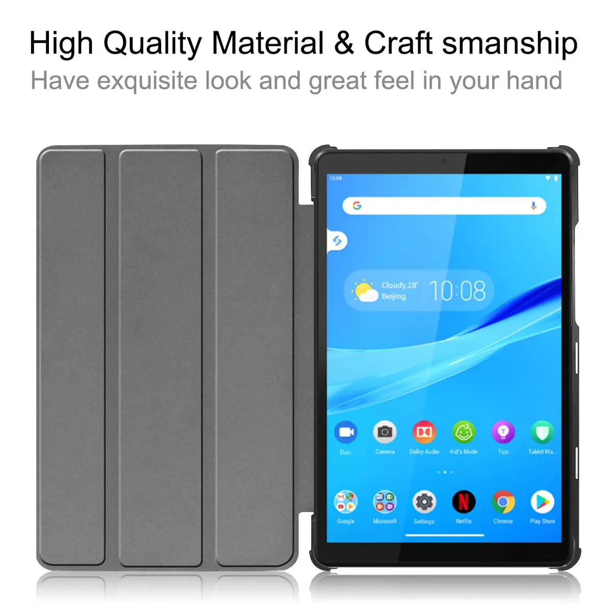 Ratesell Lightweight Smart Trifold Stand Case Cover for Lenovo Tab M8 TB-8505F / TB-8505X / Lenovo Tab M8 (2nd Gen) 2019 Release | Star Night - view 5