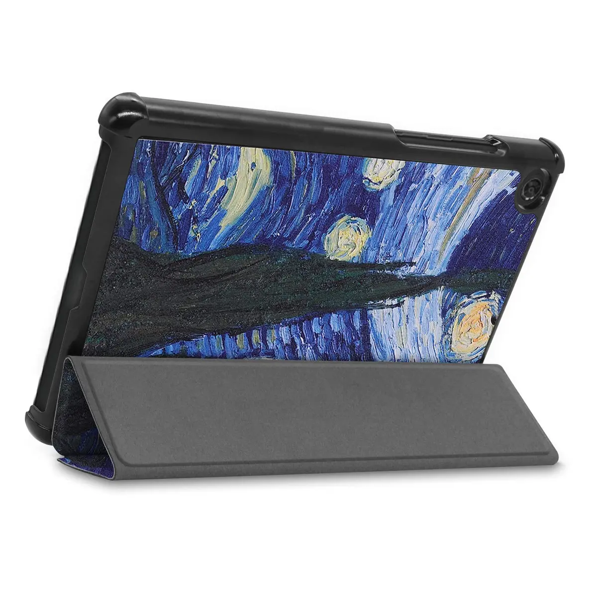 Ratesell Lightweight Smart Trifold Stand Case Cover for Lenovo Tab M8 TB-8505F / TB-8505X / Lenovo Tab M8 (2nd Gen) 2019 Release | Star Night - view 6