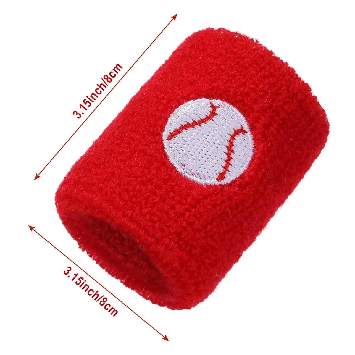 Gejoy 24 Pieces Sports Wristbands for Kids | Colorful Sweatbands for Kids & Sports Fans - view 3