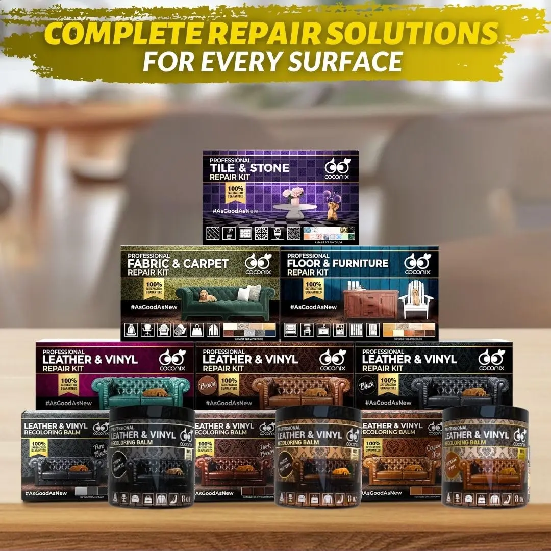 COCONIX Carpet & Fabric Repair Kit for Upholstery, Car Seats, Burns & Holes | Professional Quality Fixes for Tears & Stains - view 9