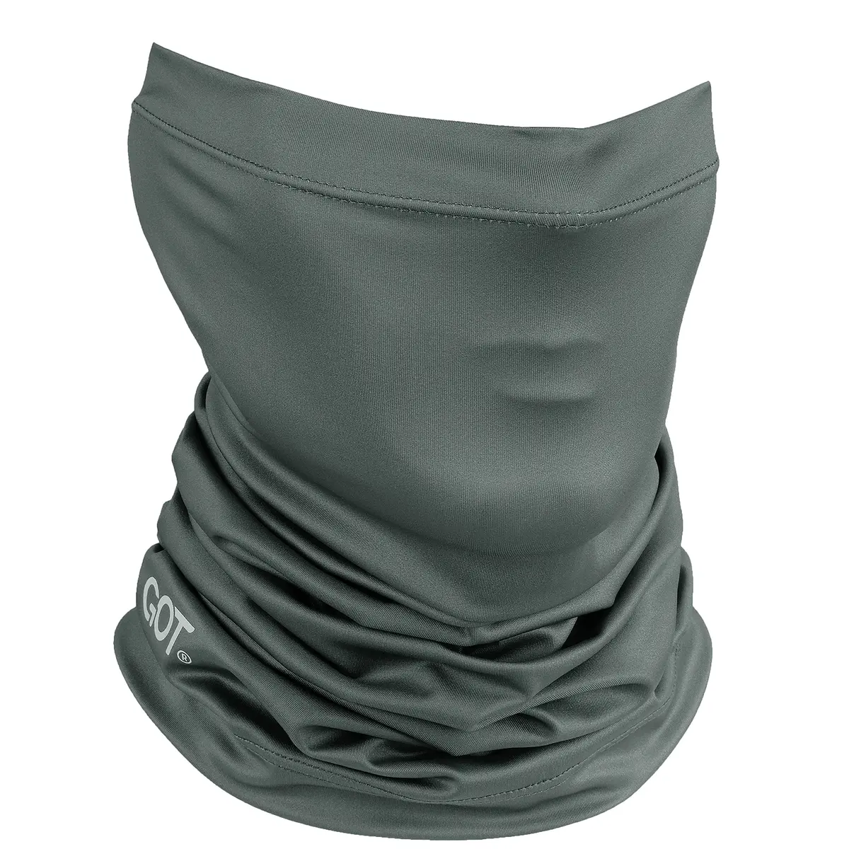GOT Sports UPF 50+ Fishing Neck Gaiter UV Face Mask Sun Protection (Gunmetal Gray) | Breathable Polyester Blend - main product image