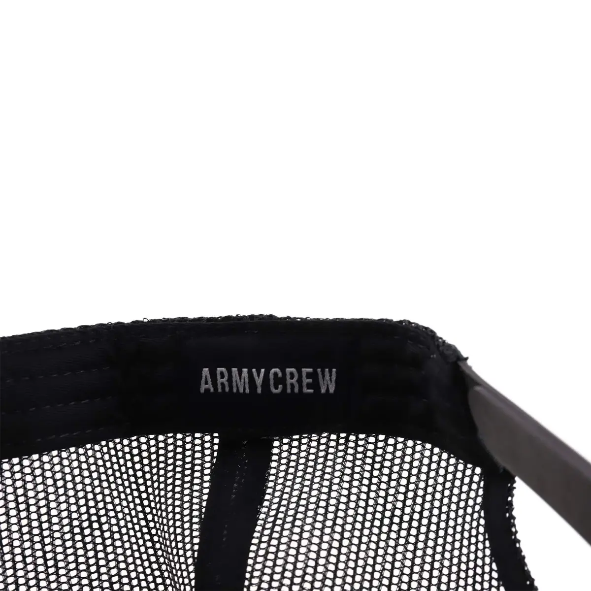Armycrew Oversize XXL Low Profile Two Tone Mesh Back Trucker Baseball Cap - Charcoal Black - 2XL - view 4