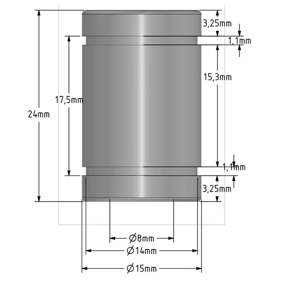FUSHIBEARING 3D Printer CNC Linear Bearings Set LM8UU Pack of 4 | Precise, Long-Lasting, USA Import - view 7