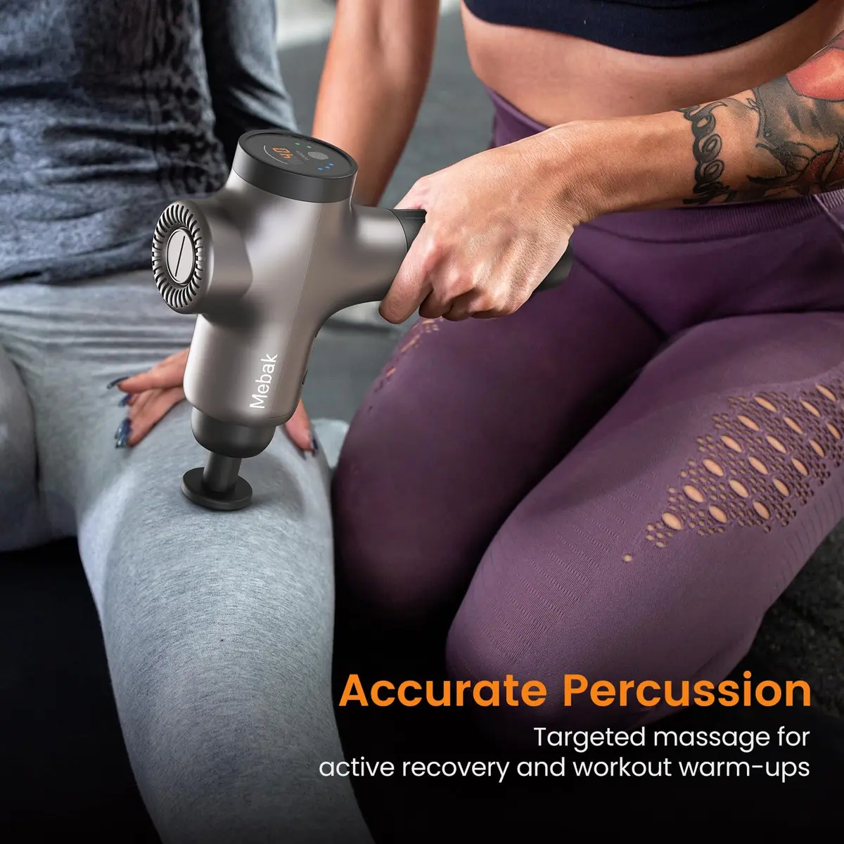 Mebak 3 Deep Tissue Massage Gun 12mm Amplitude | Professional Percussion Massager for Athletes & Pain Relief - view 8