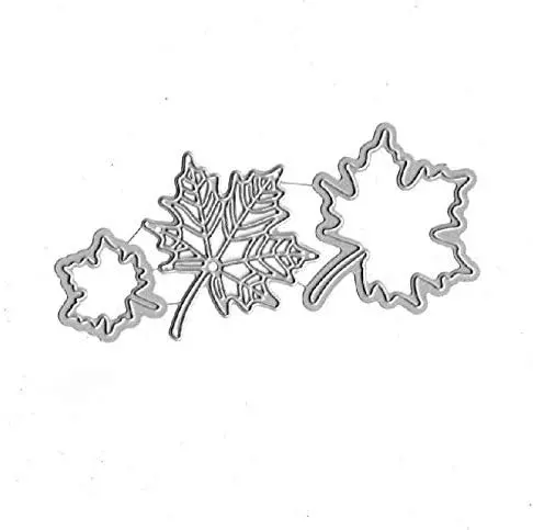DIY Scrapbooking Artist Maple Leaf Metal Die Cuts 1 Set | High-Quality Embossing Tool for Creative Crafts - view 4